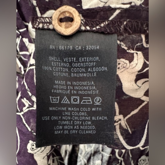 Maeve  Anthropologie Button Down Top Blouse size 12 - Picture 3 of 6